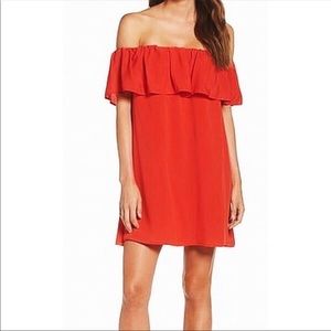 French Connection | Off Shoulder Ruffle Dress